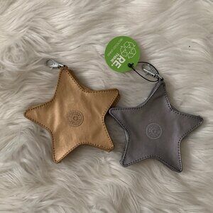 KIPLING Starlette Charm Coin Key Rings SET of 2